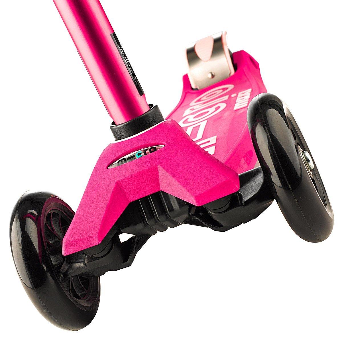 Monopattino 3 ruote Telescopico Max 70Kg Micro Maxi Deluxe Rosa