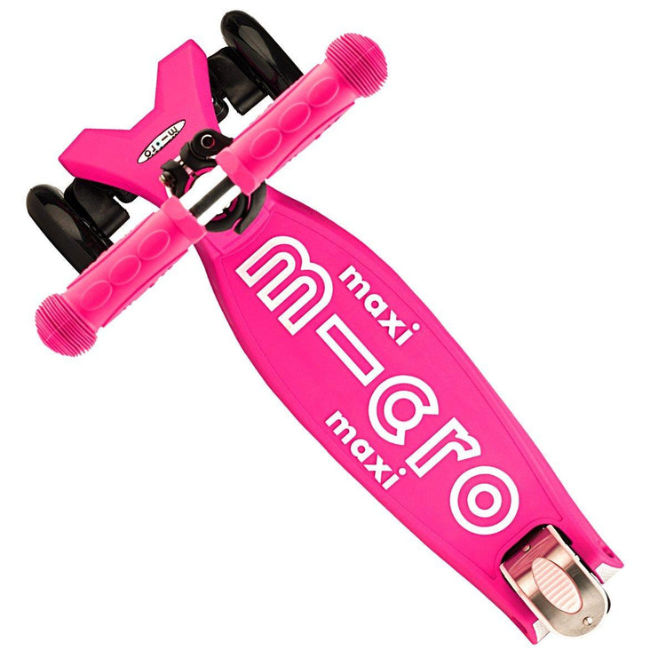 Monopattino 3 ruote Telescopico Max 70Kg Micro Maxi Deluxe Rosa