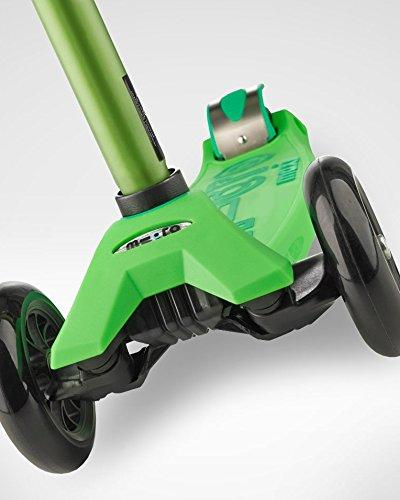 Monopattino 3 ruote Telescopico Max 70Kg Micro Maxi Deluxe Verde