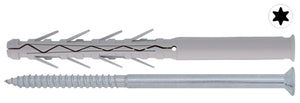 Friulsider tassello tup4 con vite torx  100 pz. mm. 8x80 - Friulsider