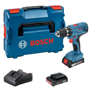 BOSCH-B 18V TRAPANO 2 BATT. 2,0Ah  GSR18 V-21  PZ 1,0