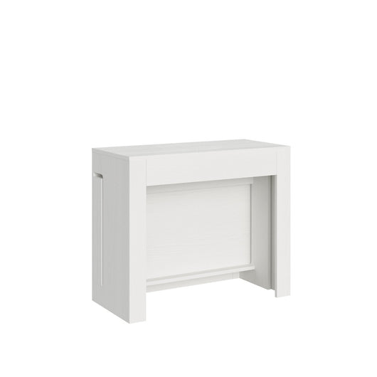 Consolle allungabile - EVOLVE Dimensioni: 90x42/302, Colore: Bianco Frassino