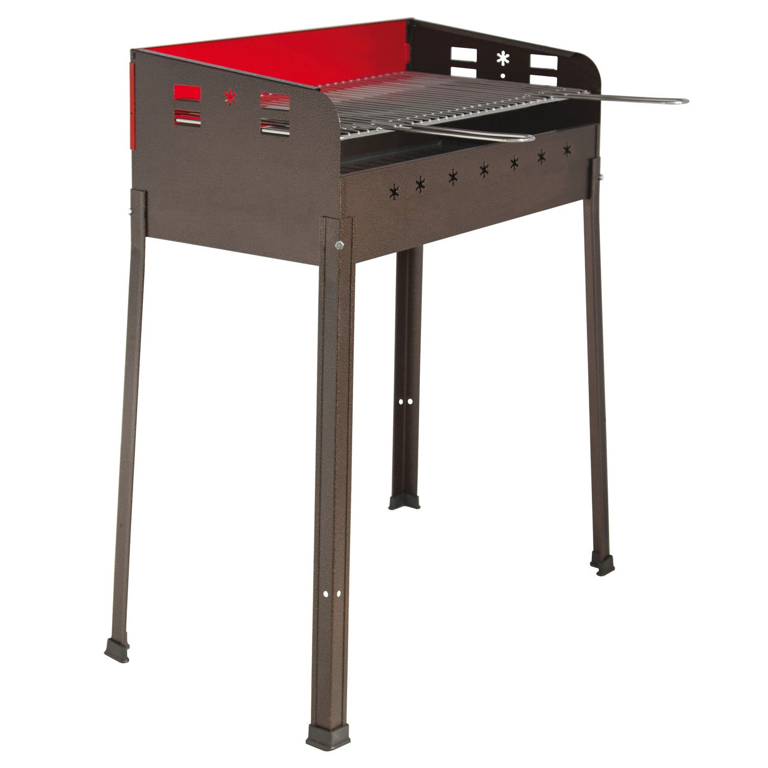 Picnic family - barbecue a legna con griglia da 47x37 cm