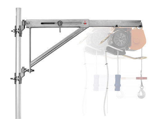 Bandiera Di Sostegno Professionale B3 Estendibile 90-120 Cm Per Elevatori Da 100-150-200 Kg Con Morsetti-Iori