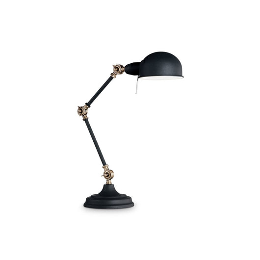 Lampade Da Scrivania - Ufficio Industrial-Minimal Truman Metallo Nero 1 Luce E27