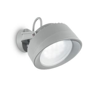 Applique Moderna Litio Materie Plastiche Grigio 1 Luce Gx53