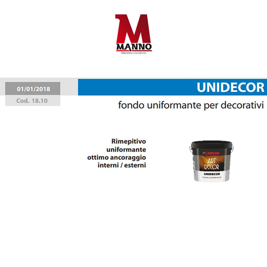 Carson Unidecor FONDO UNIFORMANTE PER DECORATIVI RIEMPITIVO max aderenza 5 LT