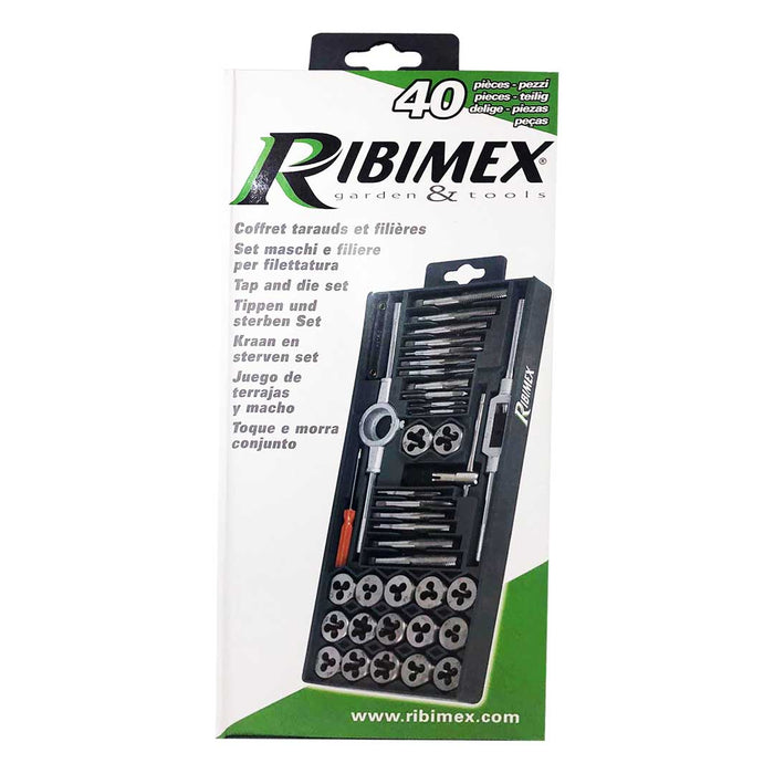 Set filettatrice 40 pz - Ribimex PRTF40