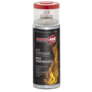 Smalto alte temperature spray 400 ml - AmbroSol Rosso freni