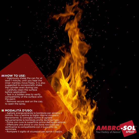 Smalto alte temperature spray 400 ml - AmbroSol Grigio antracite