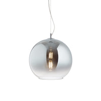 Sospensione Moderna Nemo Metallo Cromo Sfumato 1 Luce E27 D30Cm