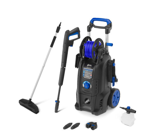 AR Blue Clean e-4 Twin Flow D Idropulitrice ad Alta Pressione con Doppia Pompa e Power Brush (2500 W, 150 bar, 810 l/h)