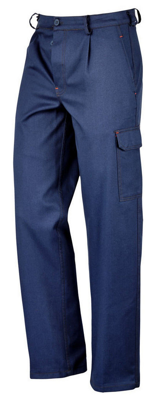 Pantalone "Super Cargo" Multitasche Blu  taglia52