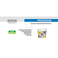 Guaina liquida impermeabilizzante elastomerica tetti terrazze Carson Protexgum Trasparente/14 lt