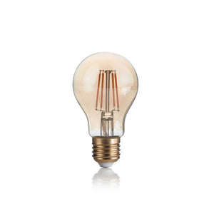 10 Lampadine Led Goccia Classic E27 4 Watt 2200 K 300 Lm Vintage Ambra