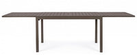 Tavolo Allungabile da Giardino 135-270x90x75h cm Pelagius Coffee