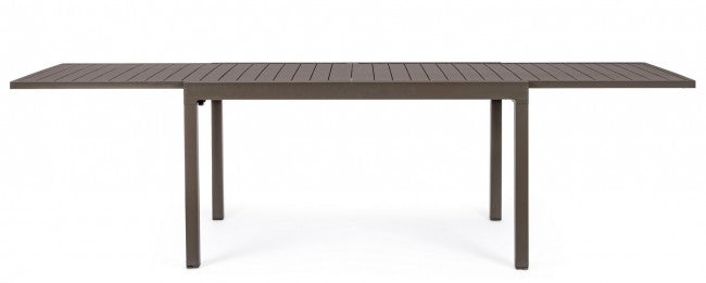 Tavolo Allungabile da Giardino 135-270x90x75h cm Pelagius Coffee