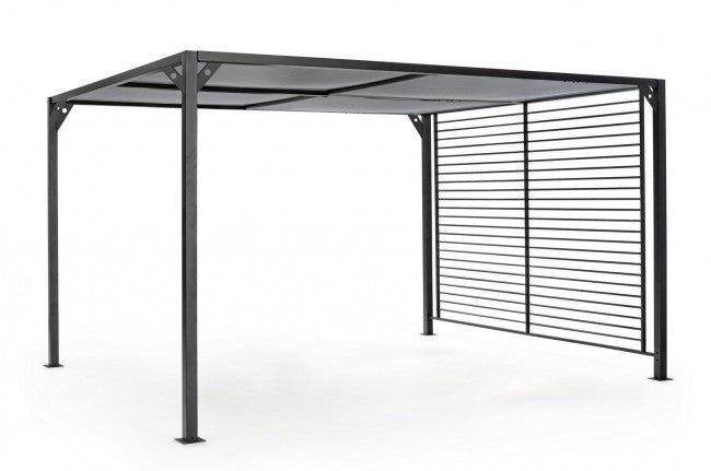 Pergola da Giardino 3x3,6xh2,1m Noah Antracite