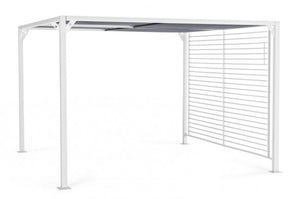 Pergola da Giardino 3x3,6xh2,1m Noah Bianca