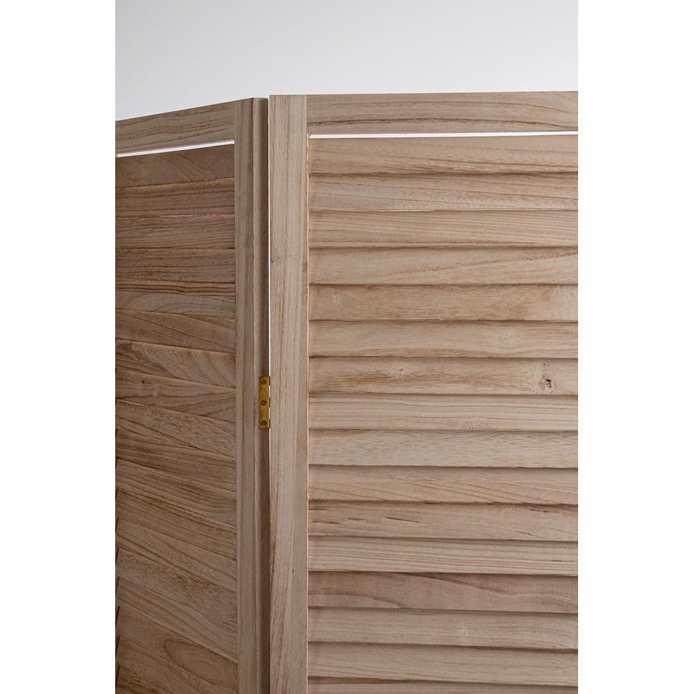 Paravento 3 ante legno naturale 120x170h - ZARATI