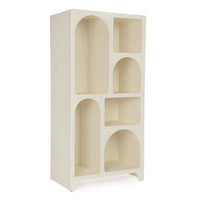 Libreria rettangolare bianco 60x120h - SILKY