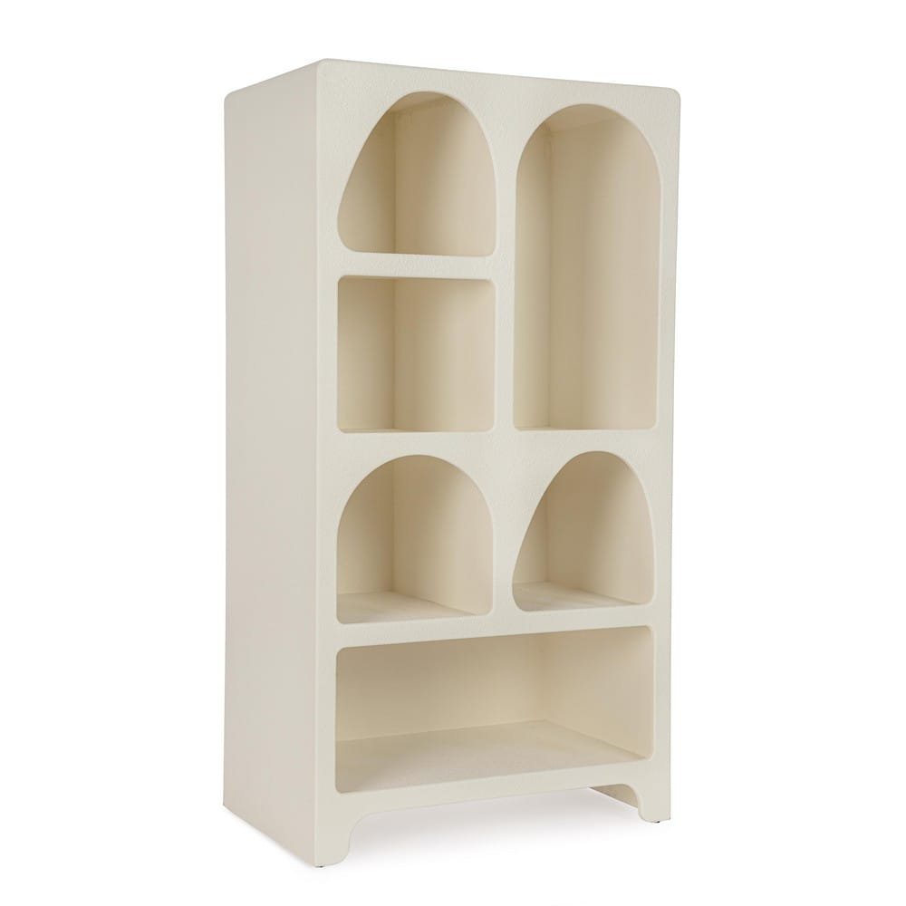 Libreria rettangolare bianco 56x105,5h - SILKY