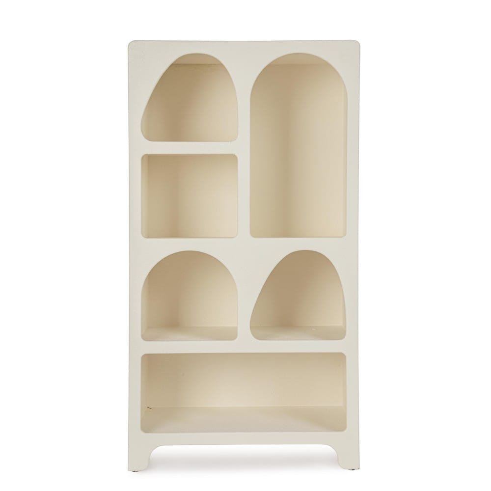 Libreria rettangolare bianco 56x105,5h - SILKY