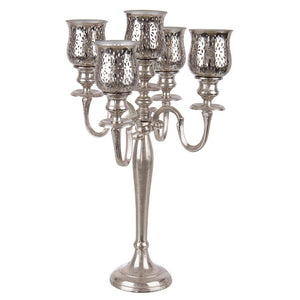 Candelabro 5 fuochi Argento H62 - SERGEI