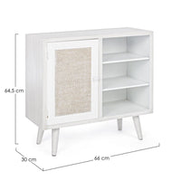 Credenza 1 anta 3 piani - EVERETT