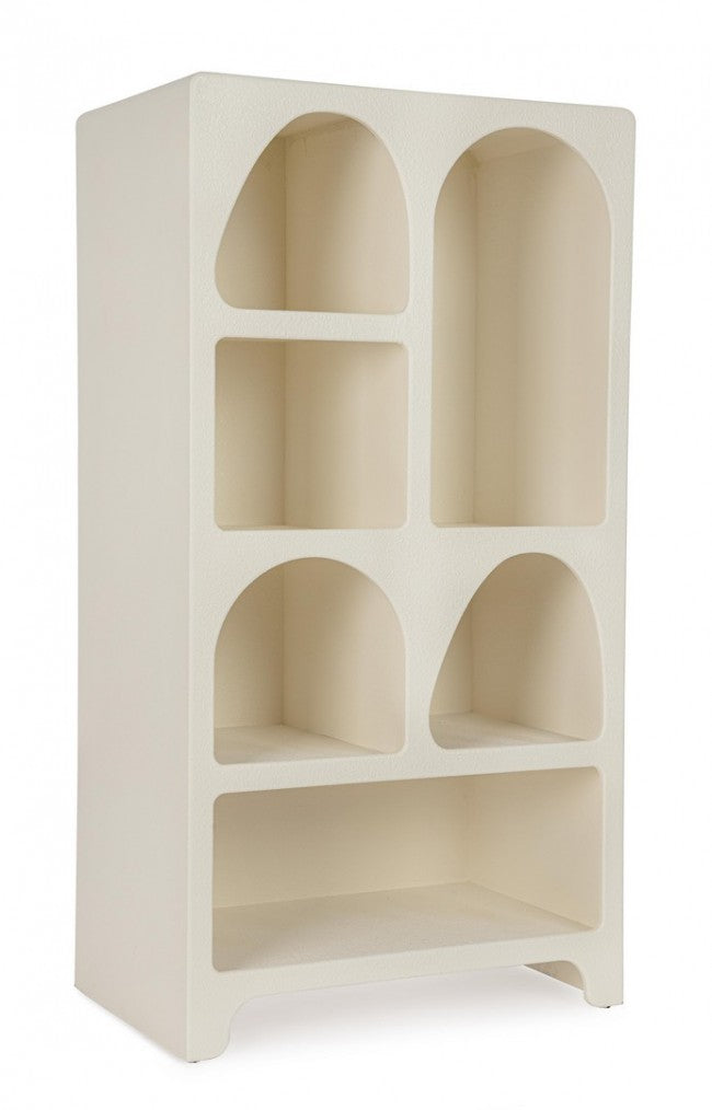 Libreria rettangolare bianco 56x105,5h - SILKY