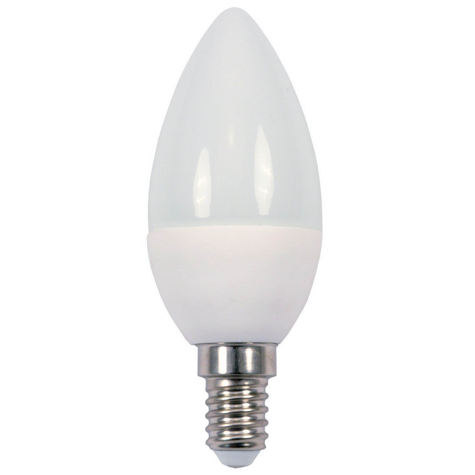 10pz led candela w7,0 e14 805lm 4000k fredda 152