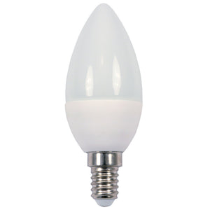 10pz led candela w7,0 e14 805lm 4000k fredda 152