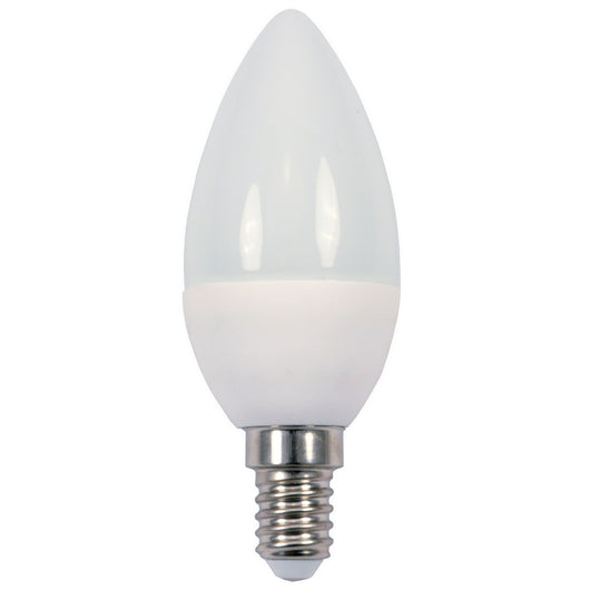 10pz led candela w7,0 e14 805lm 4000k fredda 152