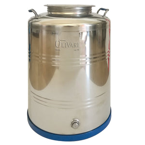 Olivari blindo - contenitore per olio in acciaio inox 50 lt