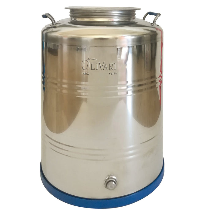 Olivari blindo - contenitore per olio in acciaio inox 50 lt