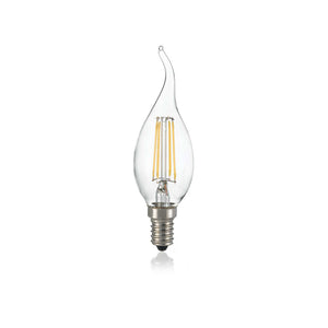 10 Lampadine Led Colpo Di Vento E14 4 Watt 4000K 450 Lm Trasparente