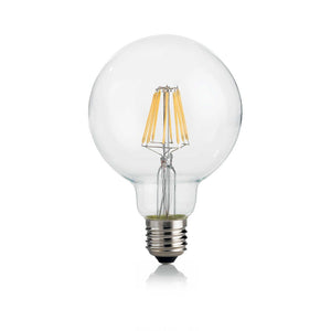 10 Lampadine Led Globo D95 E27 8 Watt 4000 K 920 Lm Trasparente