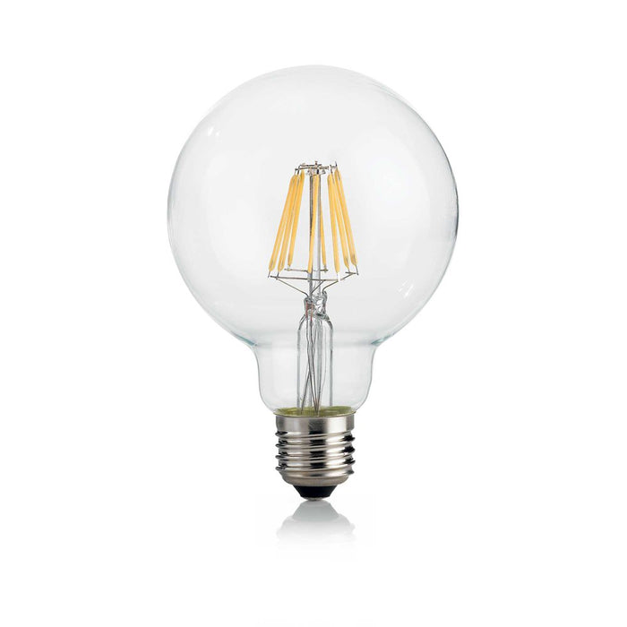 10 Lampadine Led Globo D95 E27 8 Watt 4000 K 920 Lm Trasparente