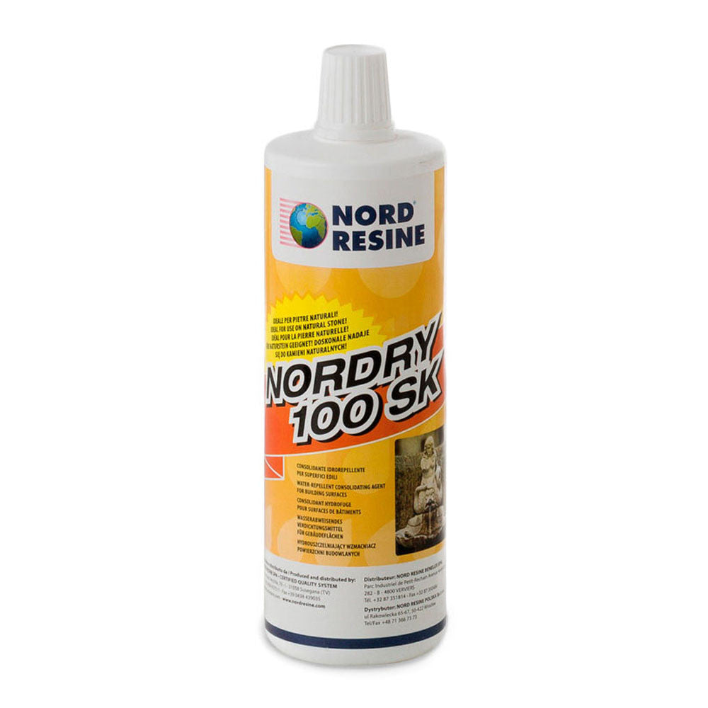 Nordry 100 Sk-Consolidante All'Acqua Idrorepellente Ideale Per Superfici In Pietra 1 Lt-Nordresine