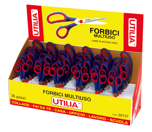 Utilia espositore forbici multiuso 36 pz. - Utilia