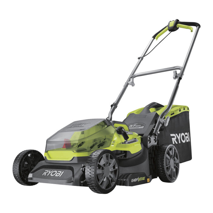 Ry18Lmx37A-0-Tosaerba Con Motore Brushless 18V Diametro Di Taglio 37Cm E Sacco Di Raccolta 45L-Senza Batteria-Ryobi