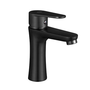 Rubinetto miscelatore lavabo bagno nero opaco