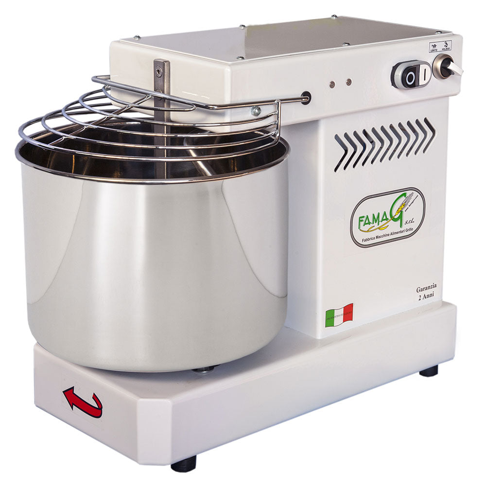 Impastatrice a Spirale Testa Fissa 10Kg 400W Famag IM10/230 10 Velocità