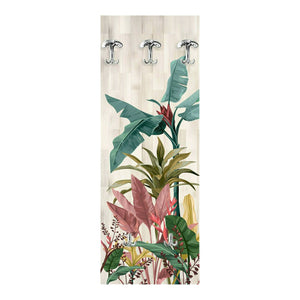 APPENDIABITI DA PARETE  BANANA LEAVES BEIGE MIX 46x125 CM