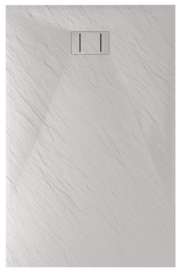 Piatto Doccia 70x90 cm Effetto Pietra Stone Bianco