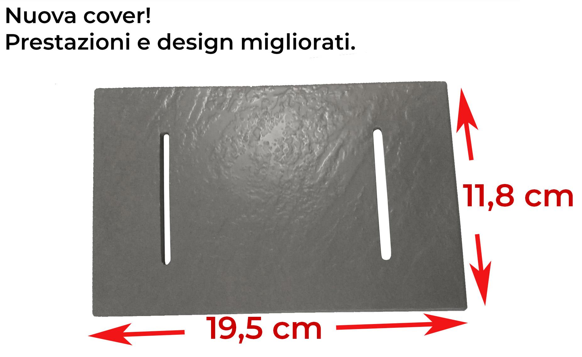 Piatto Doccia Effetto Pietra Filo Pavimento o Tradizionale Grigio 70x90 cm