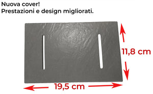 Piatto Doccia Effetto Pietra Filo Pavimento o Tradizionale Grigio 70x90 cm