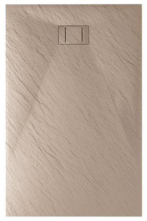 Piatto Doccia 80x100 cm Effetto Pietra Stone Tortora