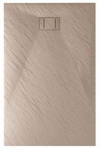 Piatto Doccia 80x120 cm Effetto Pietra Stone Tortora