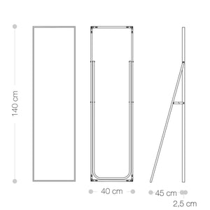 MaySpecchiera da terra 40×150 cm 
NERA